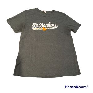 Heather green pumpkin run 5k race shirt L